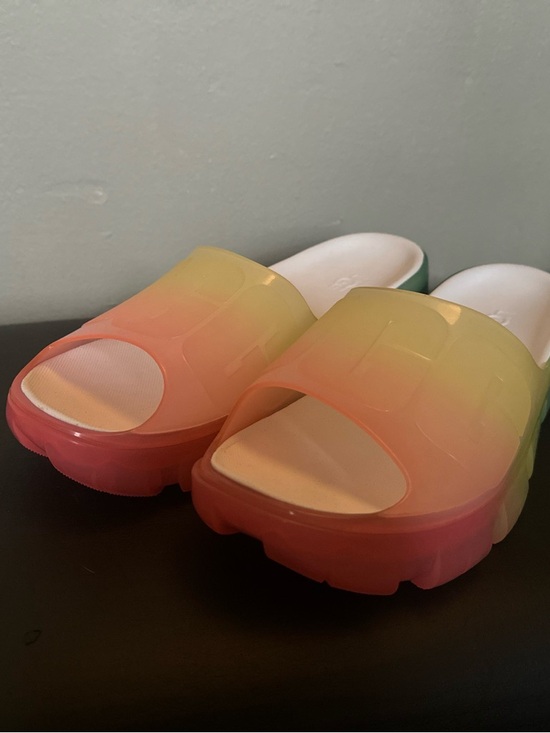 UGG Shoes - UGG Gradient Slide Sandals in Yellow, Orange, Pink